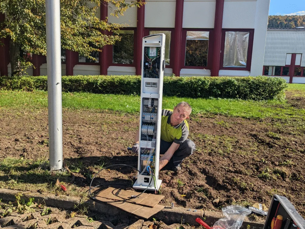 Wallbox am Carport